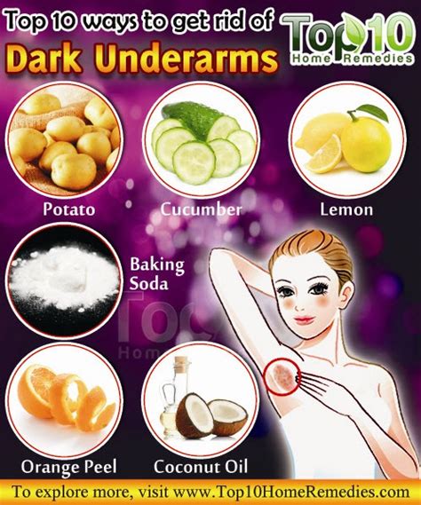 To lighten your armpits, use a thick slice of lemon and rub it on the armpit then gently wash afterwards. How To Get Rid Of Dark Underarms | Top 10 Home Remedies