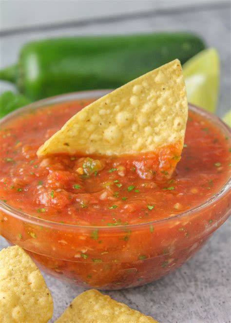 Quick And Easy Homemade Salsa