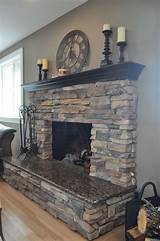 How To Stone A Fireplace Images