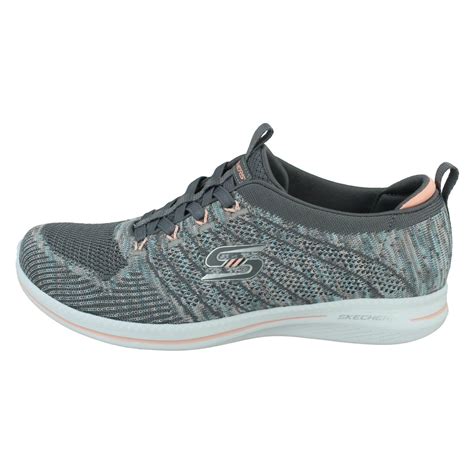 Ladies Skechers Speed Lace Casual Trainers 104023 City Pro Busy Me Ebay