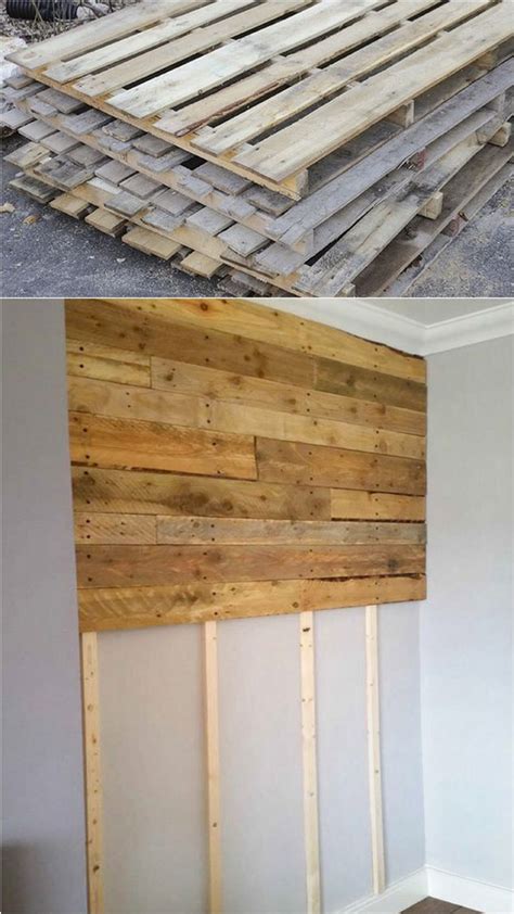 Diy Pallet Wall 25 Best Accent Wood Wall Tutorials Heading