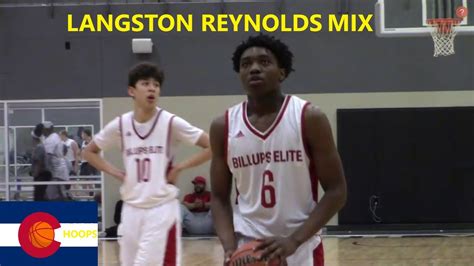 It is considered one of the best works of hughes and is. Langston Reynolds is the best freshmen in the state ...