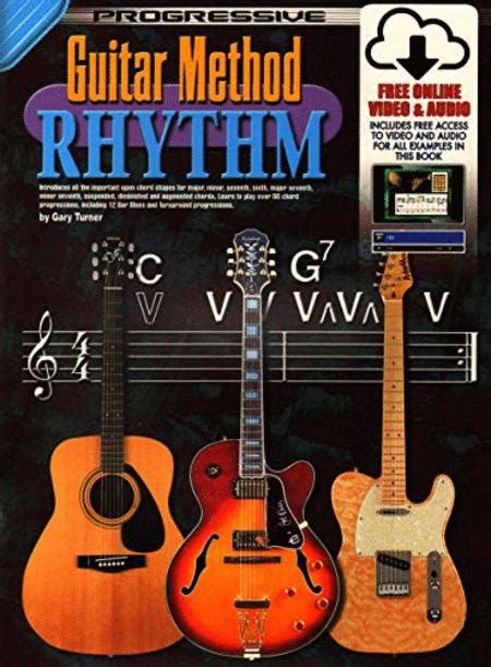 Progressive Guitar Method Rhythm Book CD DVD By Gary Turner Sheet