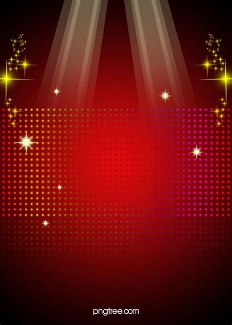 Dazzling Red Background Material Party Poster Party Poster Red