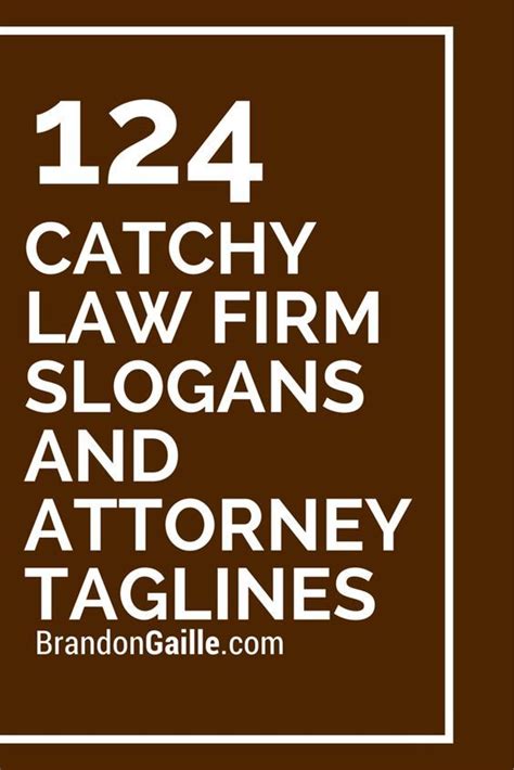 125 Catchy Law Firm Slogans And Attorney Taglines Law Office Design