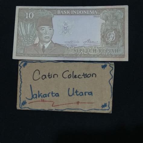 Jual Tp 529 Uang Kertas 10 Rupiah Soekarno Lipat Jakarta Utara