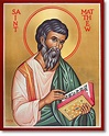 Saint Matthew the Apostle original icon 14" tall | Saint matthew, St ...