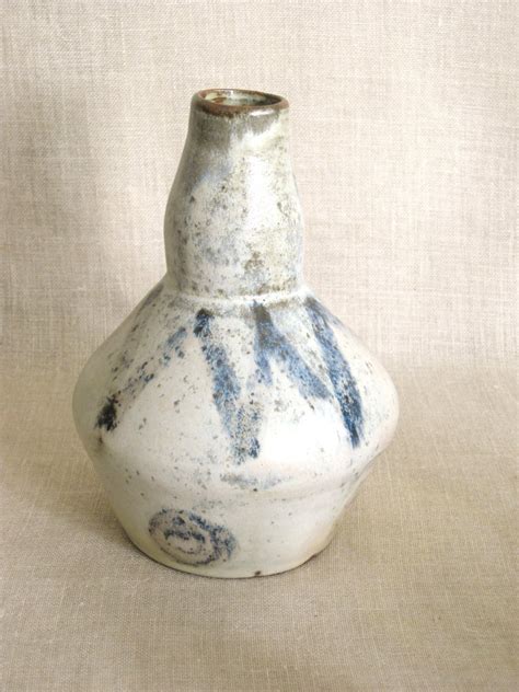 Vintage Studio Ceramics Flower Vase Fine Art Pottery Handmade Mid