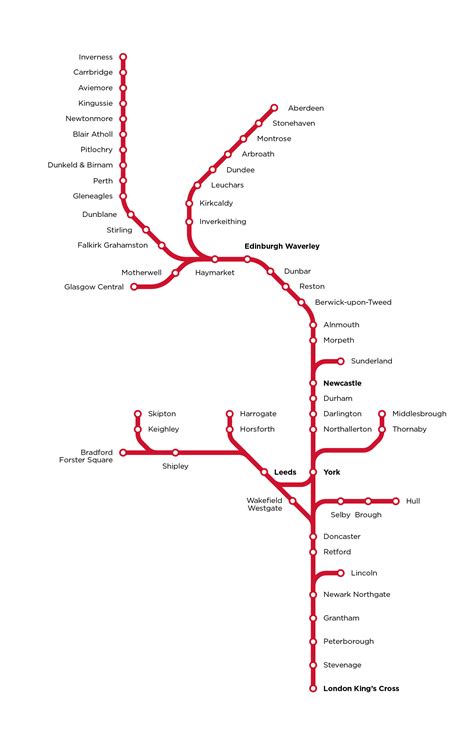 Lner Destinations And Route Map Lner