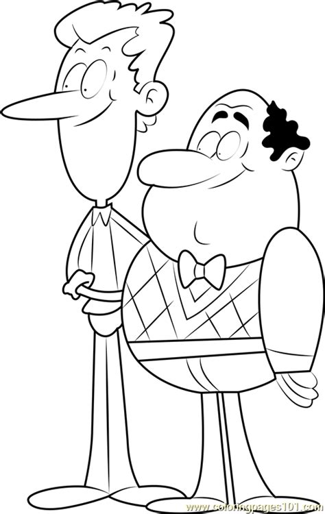 70+ geometric coloring pages to print ✨ pdf digital downloads. Harold McBride Coloring Page - Free The Loud House ...