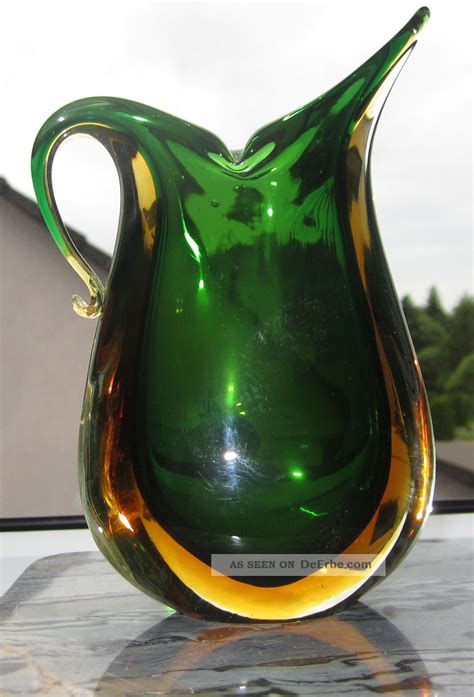 Murano Glas Vase - Sommerso - 50er/60er Jahre