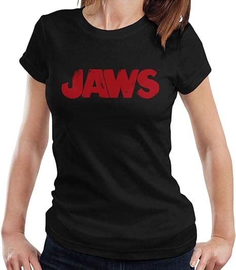 Jaws Logo Womens T Shirt Uk Clothing