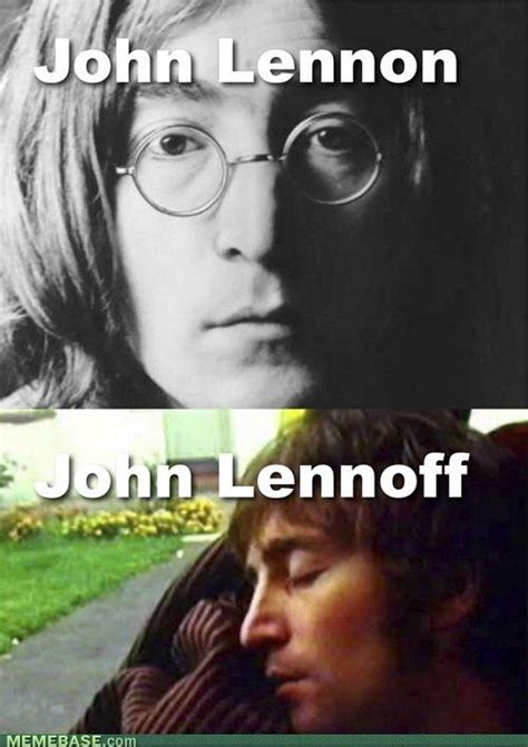 John Lennon John Lennoff Beatles Memes John Lennon