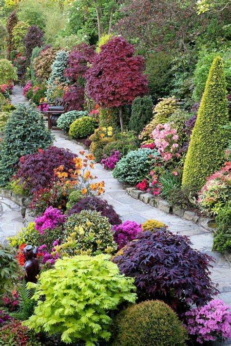 Krásné Zahrady Plné Barev Garden Paths Backyard Garden Backyard