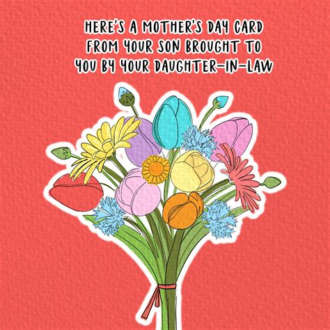 From Your Son And Daughter In Law On Mothers Day Greeting Card Most Best Price Discounted Price