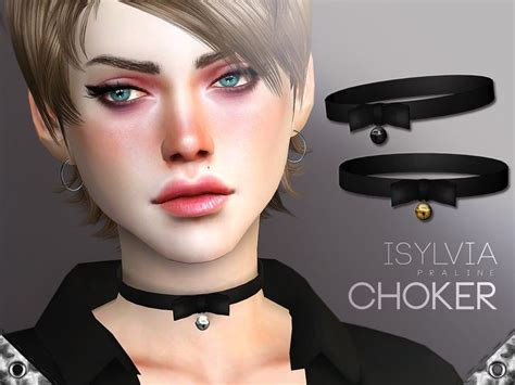 Choker In 3 Colors Found In Tsr Category Sims 4 Female Necklaces