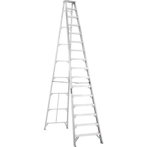 Louisville Ladder 16 Aluminum Step Ladder 19 Reach 300 Lbs Load