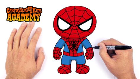 Spiderman Drawing For Kids Step By Step How To Draw Spider Man With
