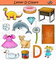 Letter D Clipart – Commercial-Use Graphics - Clipart for School