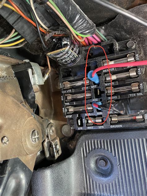 Ign Bat Acc In Fuse Box How To Wire Team Chevelle