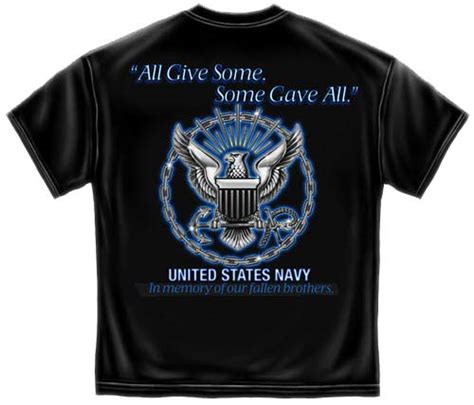 all gave some some gave all navy t shirt us navy tee shirt short sleeve