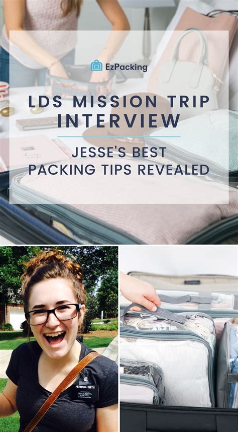 Lds Mission Prep An Interview With Jesse Her Best Packing Hacks