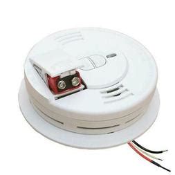 The term hardwired refers to any electrical fixture or appliance in which a circuit cable runs directly wiring the smoke detectors is fairly straightforward for an experienced diyer or a professional electrician. Kidde Smoke Detector, 120V Hardwired Ionization w/ Battery