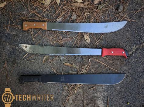 What Are The Different Types Of Machetes Tech Writer Edc