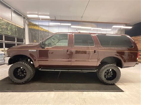 2000 Ford Excursion Xlt Lifted W Brand New 35 Mud Tires And 20 Wheels
