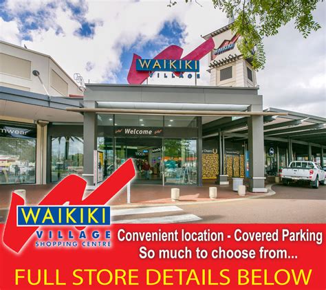 Waikiki Village Shopping Centre 🛒🛍️easy Location Undercover Parking