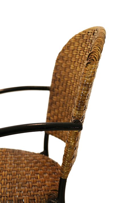 Maybe you would like to learn more about one of these? Suite de dix chaises en fer et osier, années 1950 | Paul ...