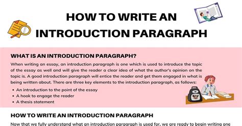 Introduction Paragraph How To Write An Introduction Paragraph With