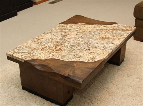 The table top opens up to reveal a hidden compartment that helps keep smaller items organized. Granite Top Coffee Table as Your Best Solution | House ...