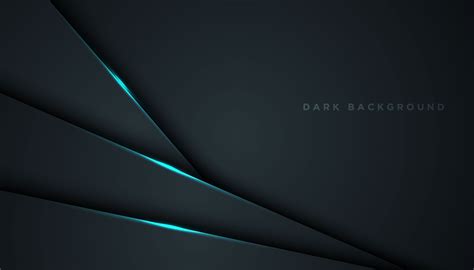 Abstract Black Background With Shining Blue Diagonal