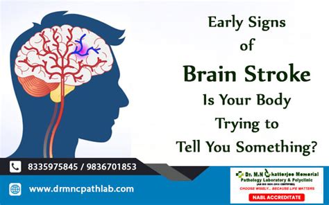 Early Signs Of Brain Stroke Is Your Body Trying To Tell You Something