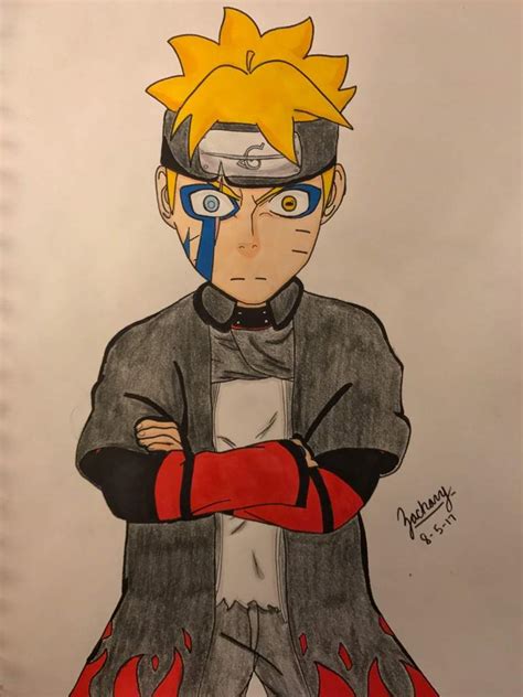 Cool anime cool boruto pictures. Boruto Sage Mode Drawing | Naruto Amino