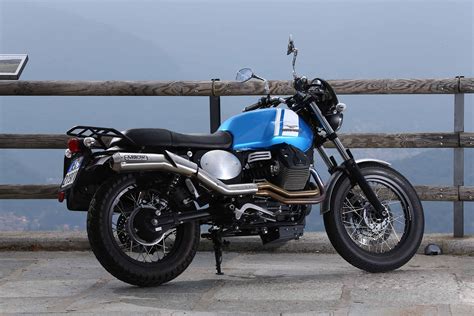 Triumph street scrambler three top european scramblers go. 2016 Moto Guzzi V7 II Scrambler ABS Review