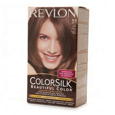 Looking to enhance your appearance by lightening or darkening your hair one or two shades? Revlon Colorsilk Hair Color Dye - Light Brown 51 - Hair ...