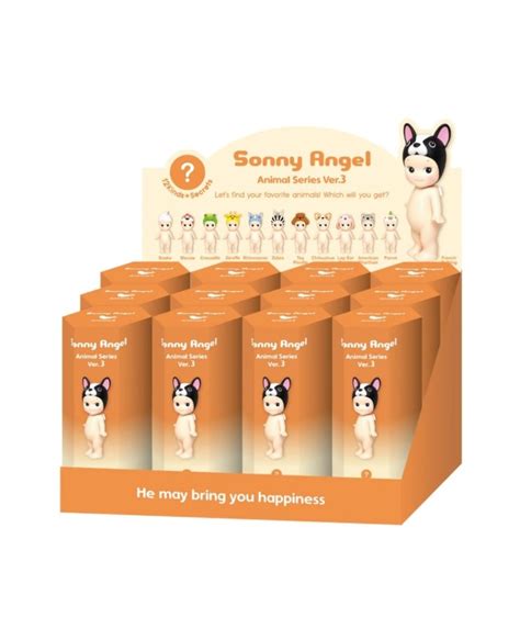 Sonny Angel Benelux Série Animaux 3 Boîte De 12 Figurines