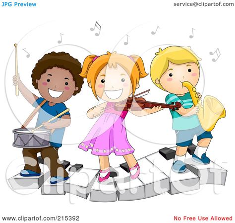 Royalty Free Rf Clipart Illustration Of Diverse School Kids Playing