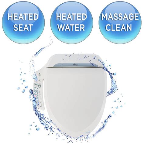 Biobidet Ultimate Electric Bidet Seat For Round Toilets In White Bb