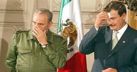 Vicente fox is launching his 2020 campaign with an array of witty red hats. El día que Fox corrió a Fidel Castro de México se enfrió ...
