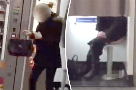 Watch Young Woman Caught Taking Poo In Train Station Photo Booth Daily Star