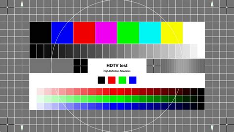 Hdtv Test Signal With Sound Stock Footage Video 3452045 Shutterstock