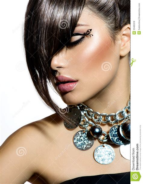 Fashion Glamour Beauty Girl Stock Photo Image Of