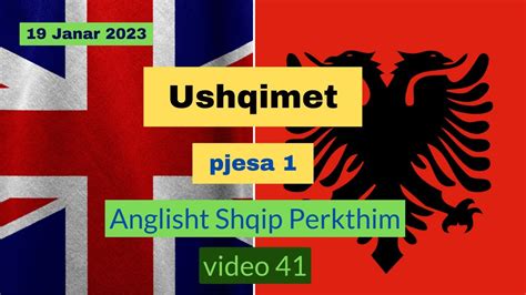 Anglisht Shqip Perkthim I Ushqimet Per Fillestar I Video 41 YouTube