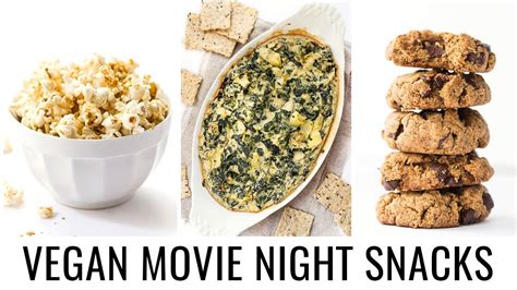 HEALTHY VEGAN SNACKS | perfect for movie night - YouTube
