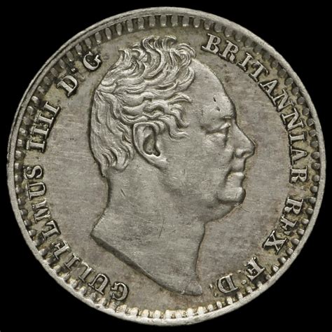 1833 William Iv Milled Silver Maundy Penny