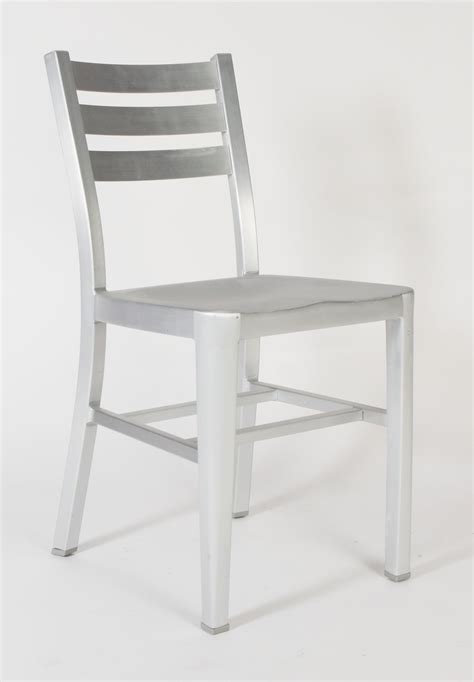 Brushed Aluminum Dining Chair Restaurant Furniture Warehouse