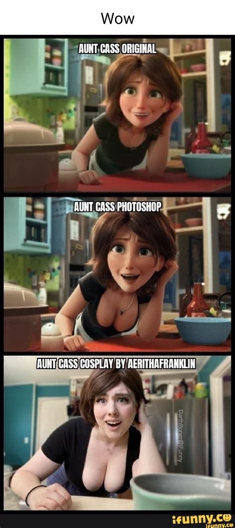 Wow Aunt Cass Original Aunt Cass Photoshop ~ Aunt Cass Cosplay By Aerithafranklin Ifunny